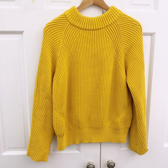 Hugo Boss Sweaters - Hugo Bodd Fonatella Yellow Knit Sweater